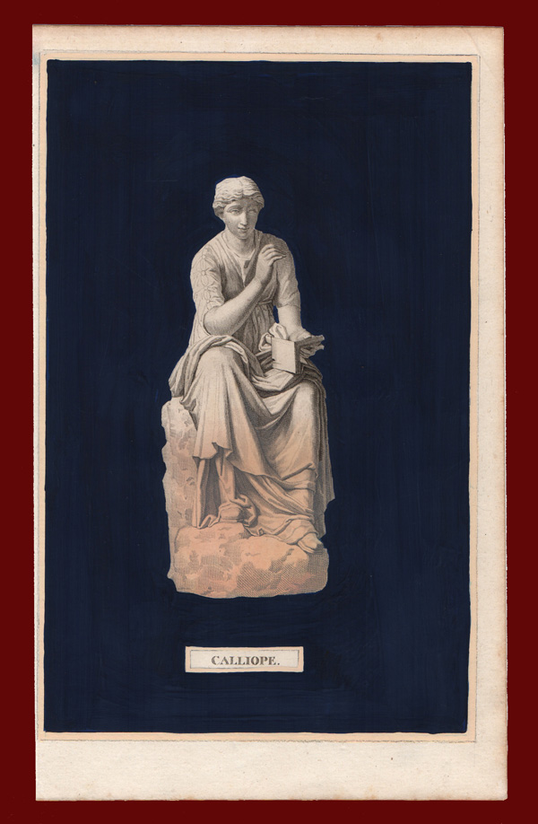 stampa antica calliope vauthier