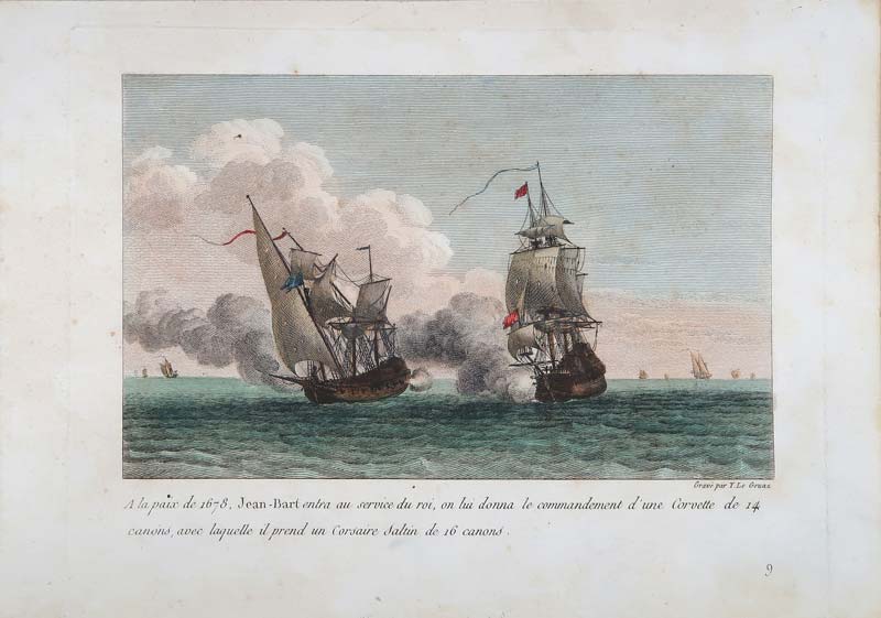 stampa antica nave pirata