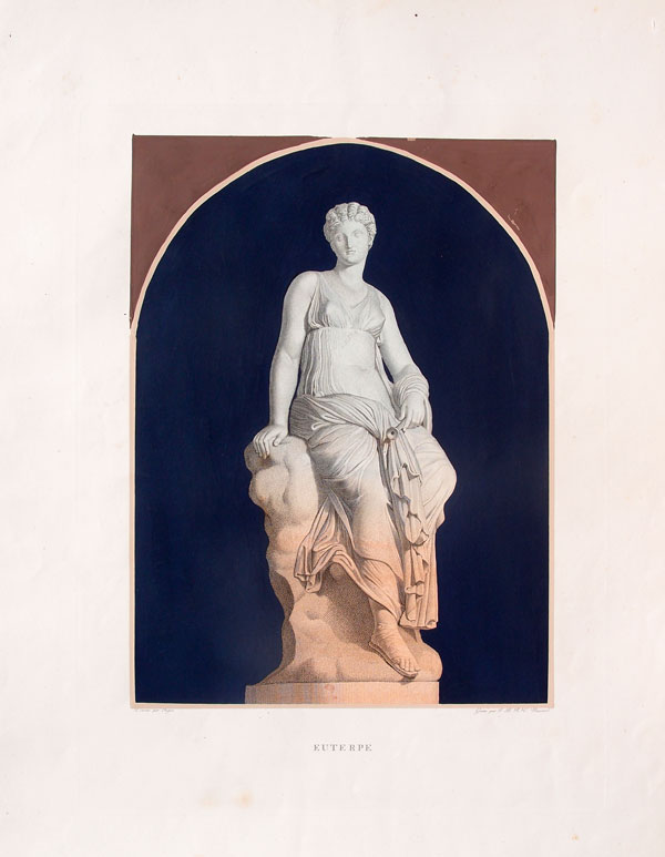 stampa antica euterpe