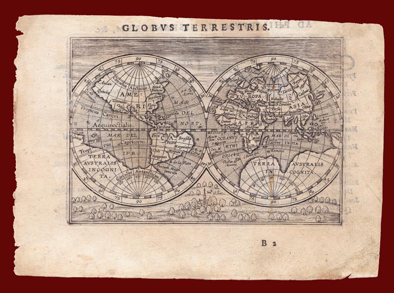 mappamondo antico vrients