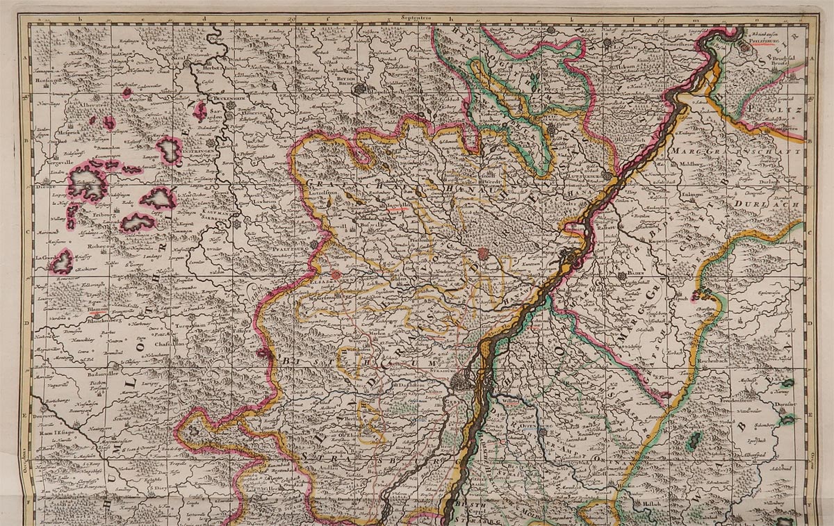 carta geografica alsazia visscher