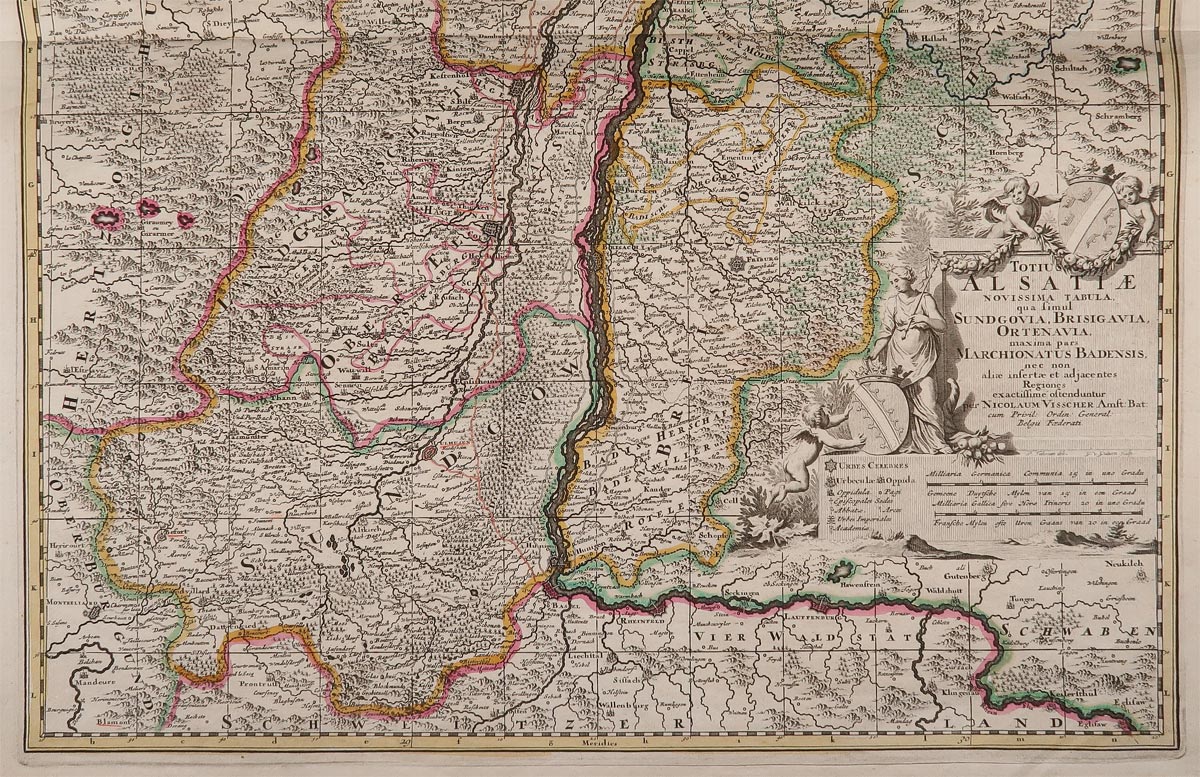 carta geografica alsazia visscher