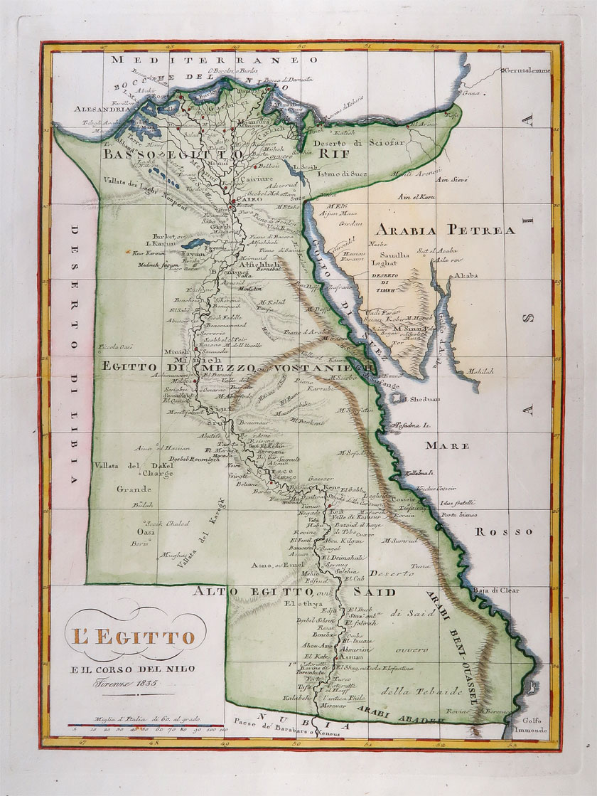 carta geografica egitto borghi