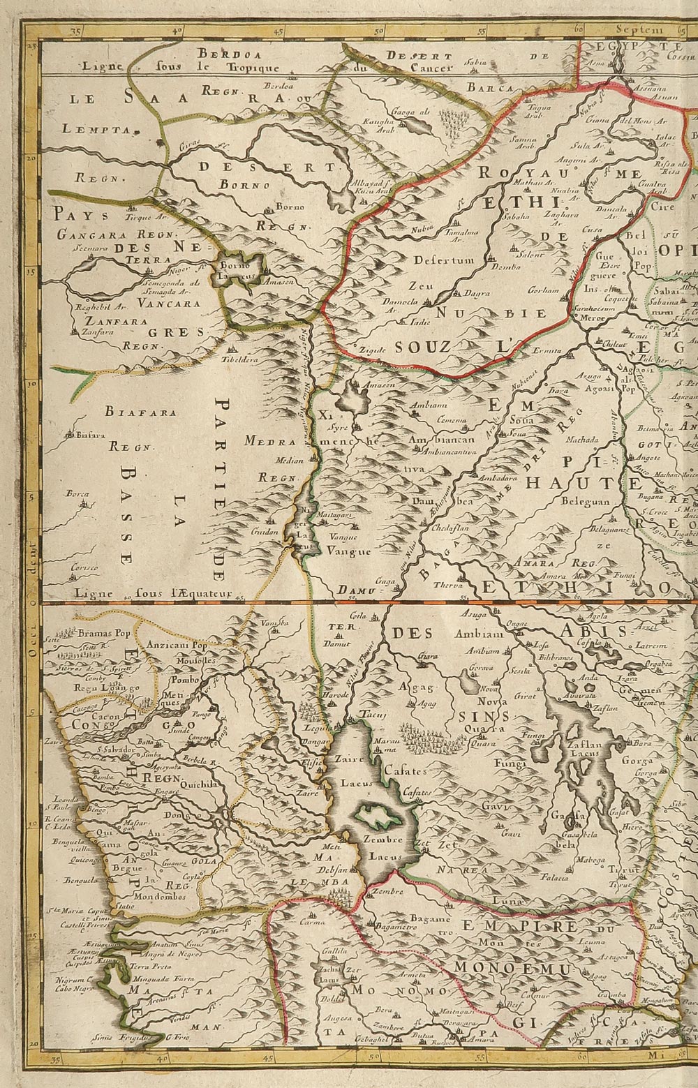carta geografica ethiopie sanson