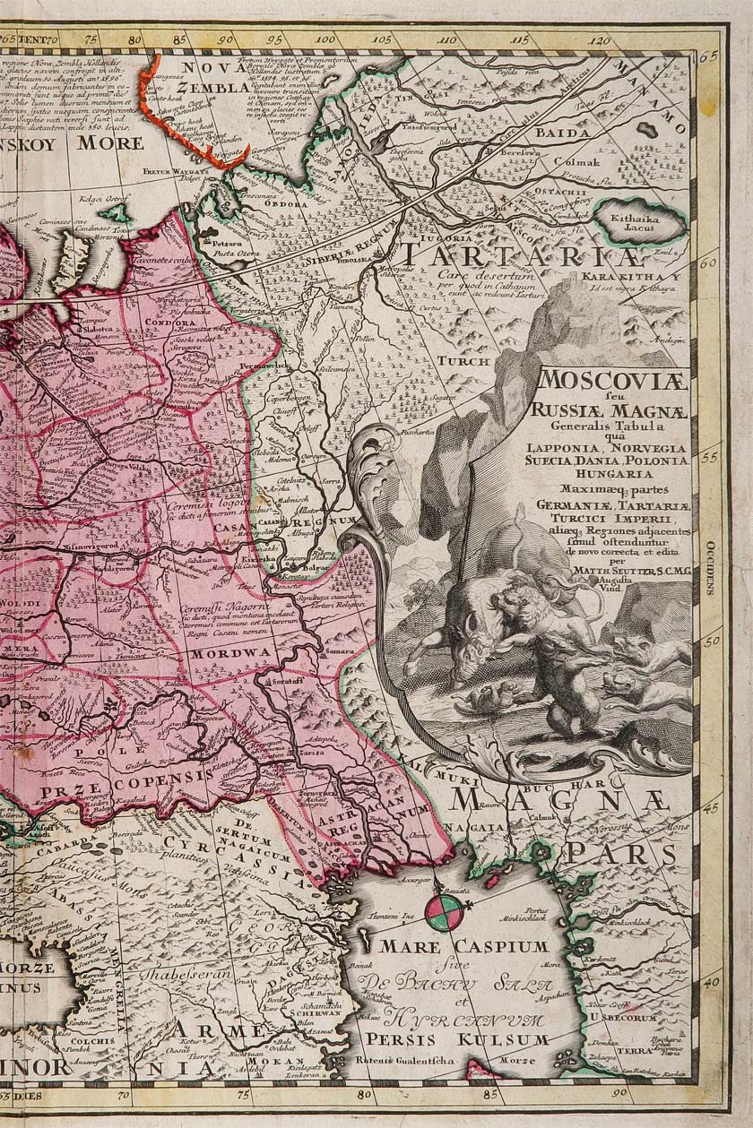 carta geografica russia seutter carta geografica russia seutter