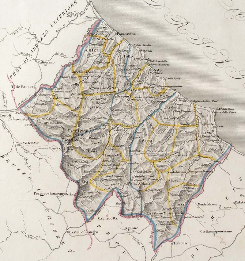 carta geografica abruzzo zuccagni