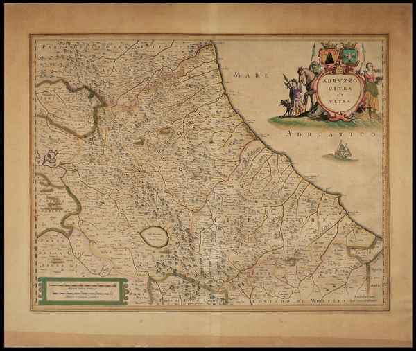 carta geografica antica abruzzo janssonius