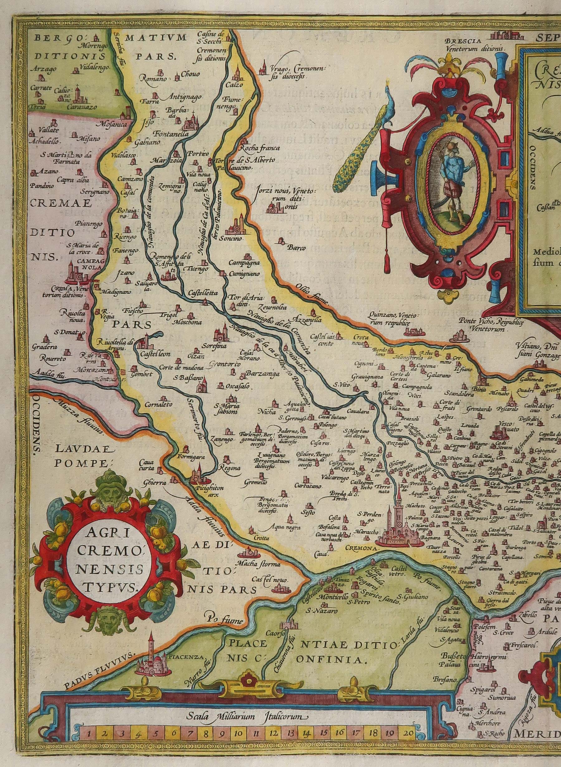 carta geografica cremonese ortelio