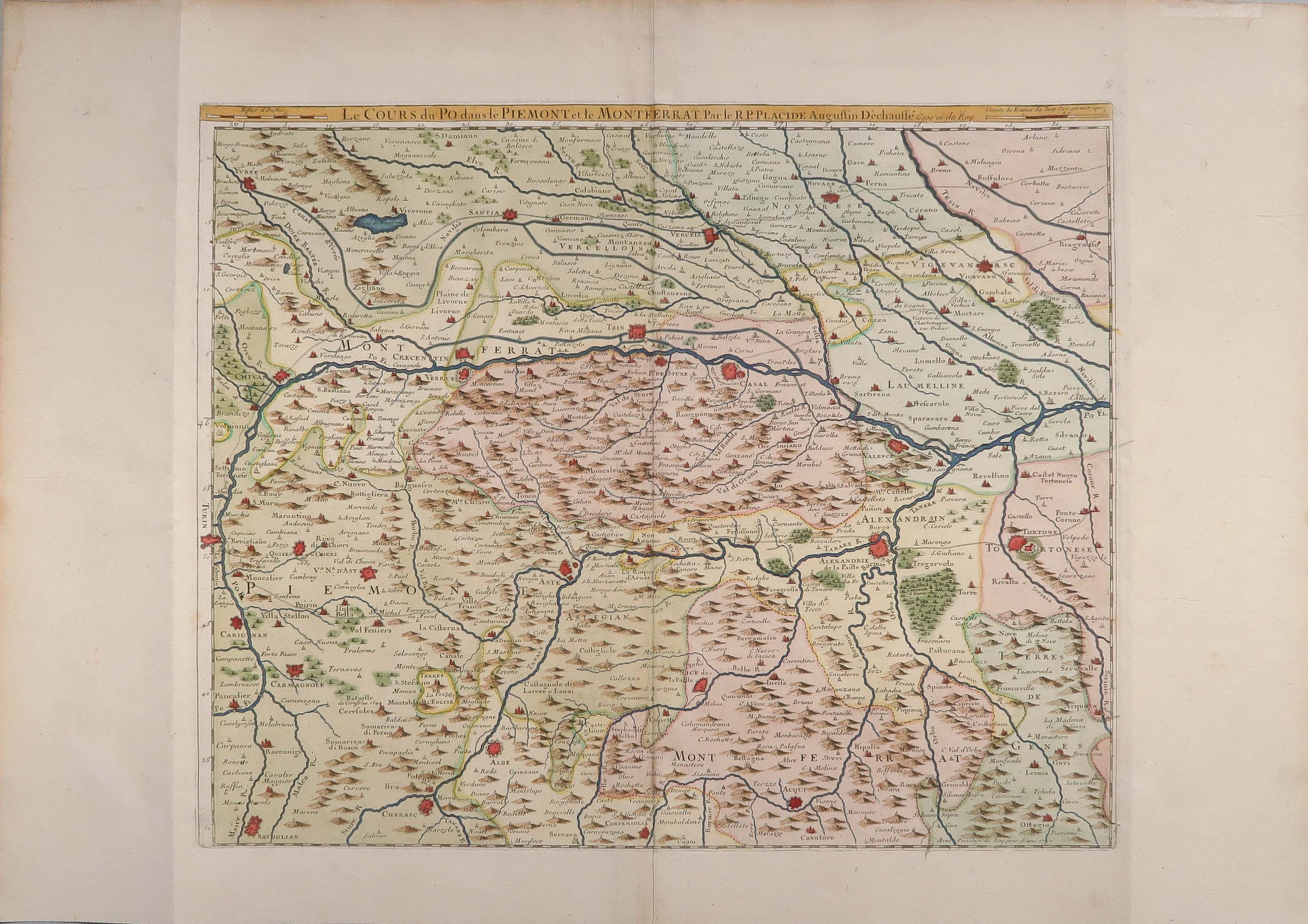 carta geografica corso po monferrato
