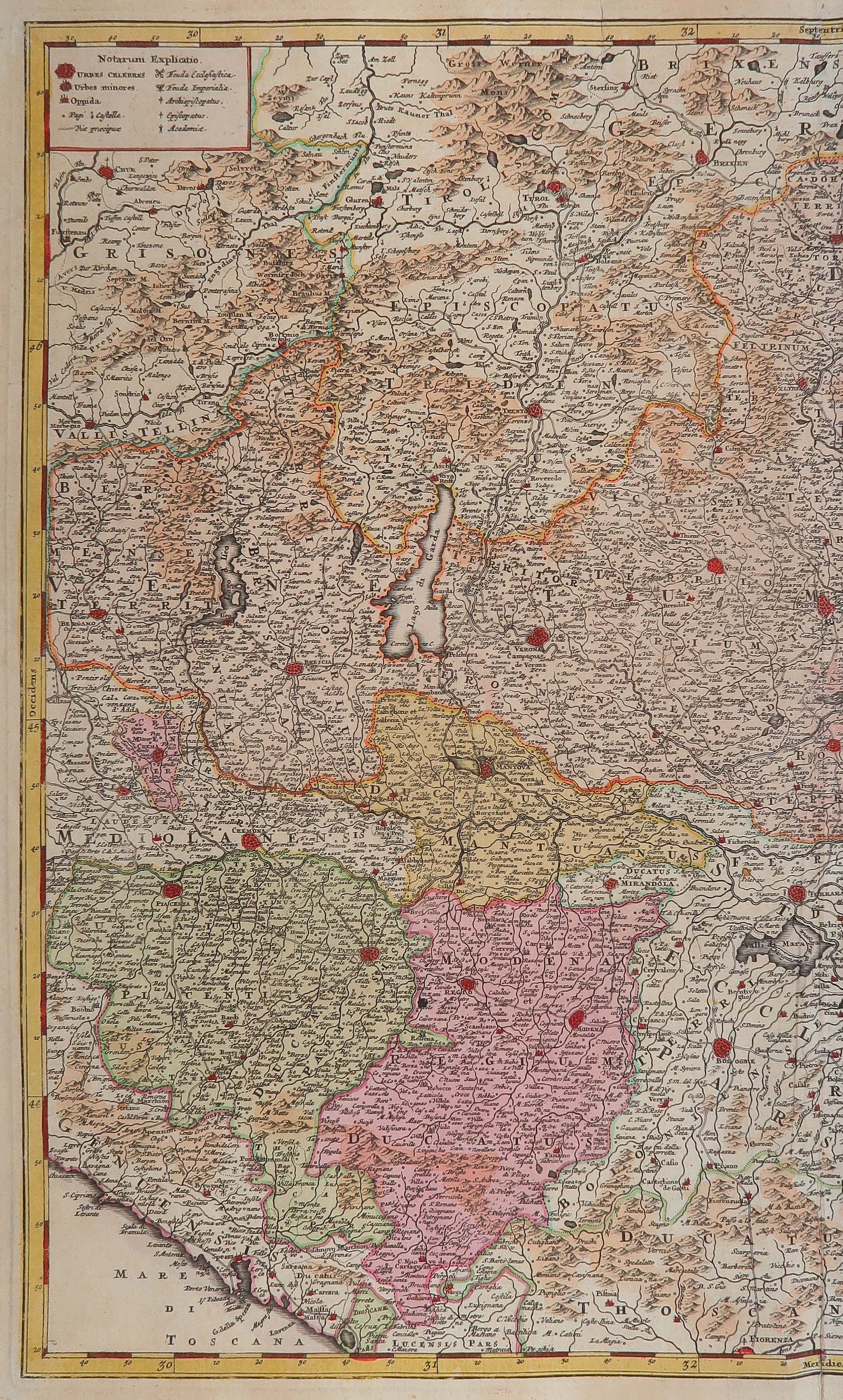 carta geografica dominii veneti homann carta geografica dominii veneti