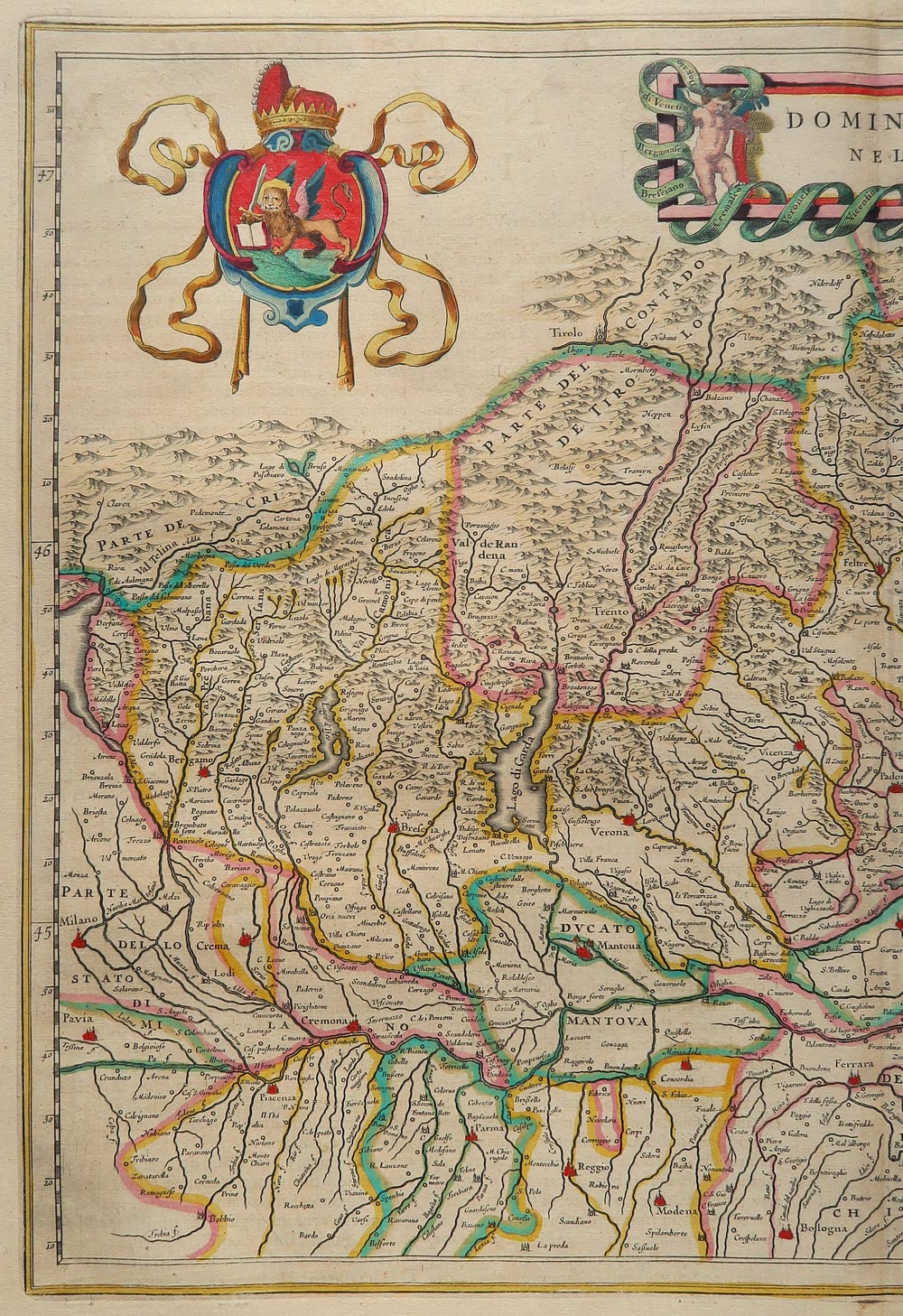 carta geografica antica dominio veneto joan blaeu carta geografica dominio veneto joan blaeu