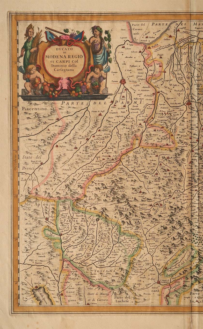 carta geografica ducato modena jansonius carta geografica ducato modena jansonius