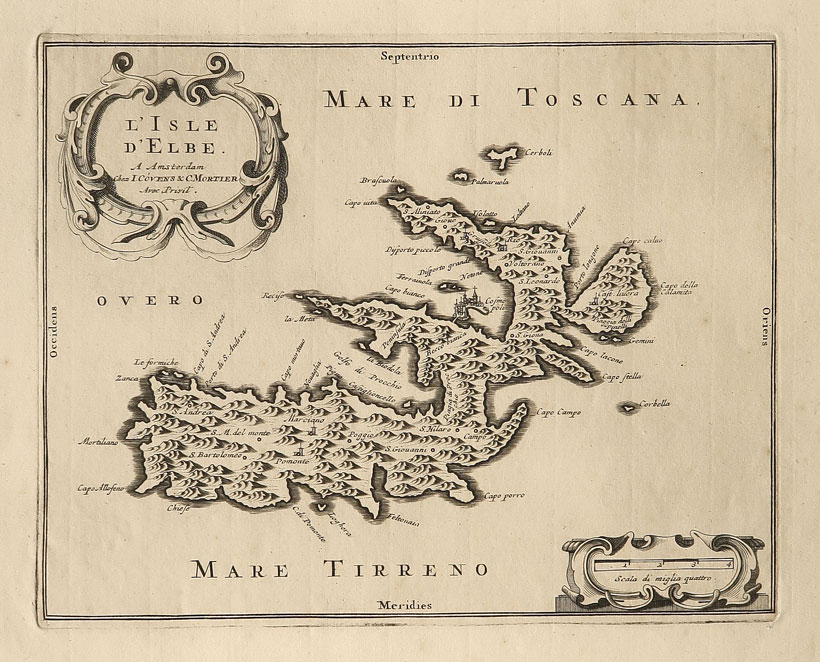 carta geografica elba covens mortier