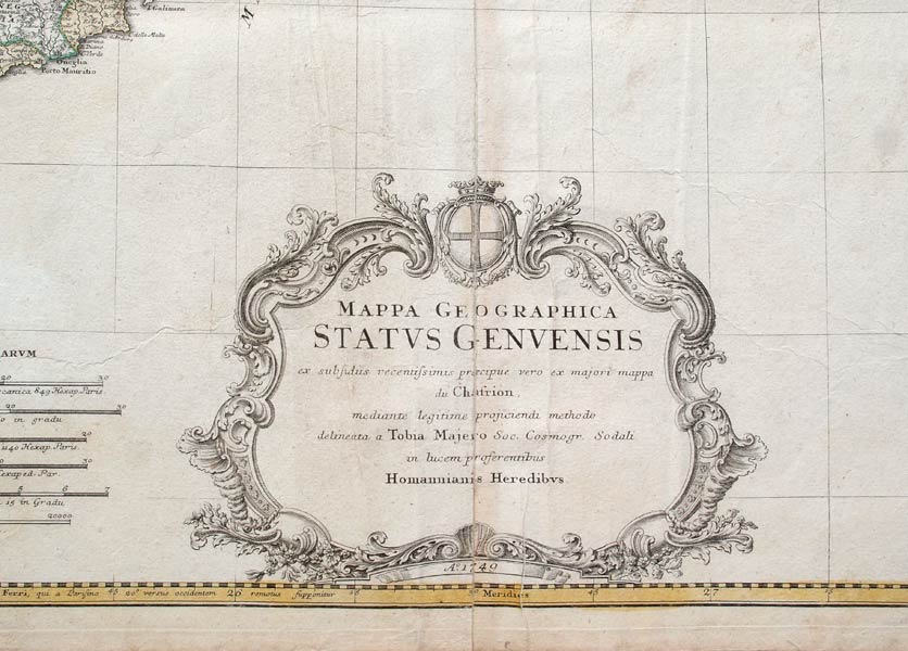 carta geografica liguria homann