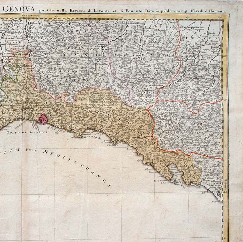 carta geografica liguria homann