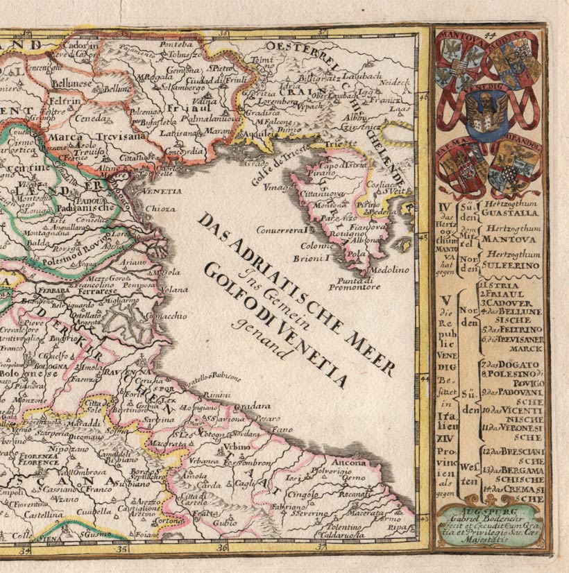carta geografica italia settentrionale