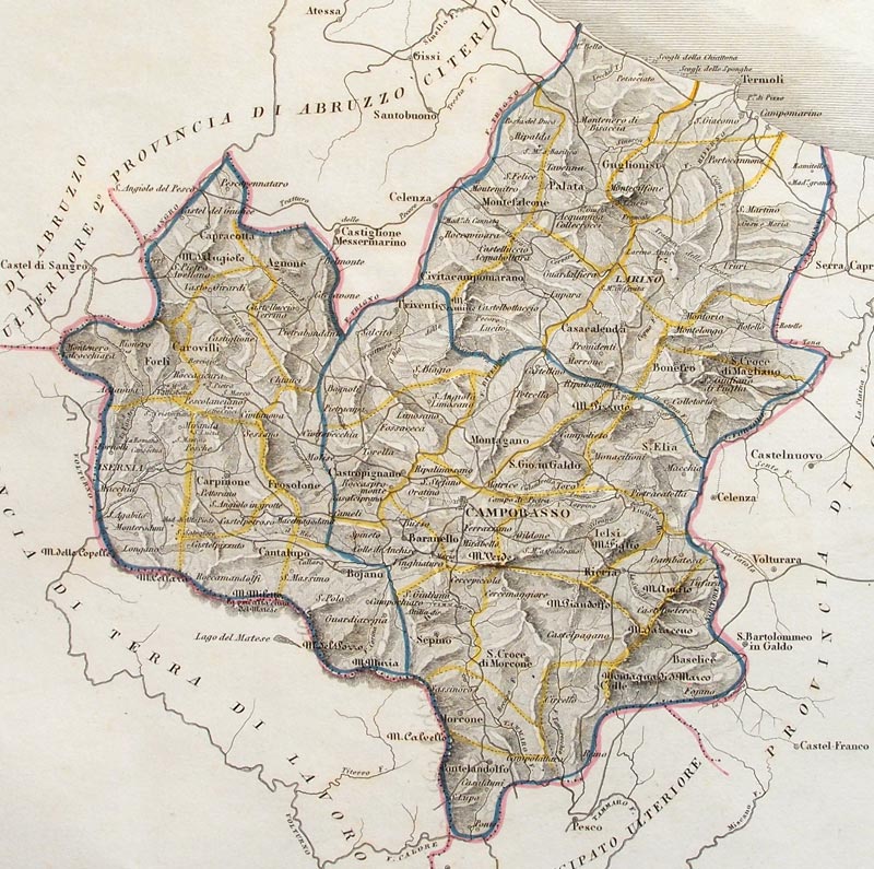 carta geografica molise