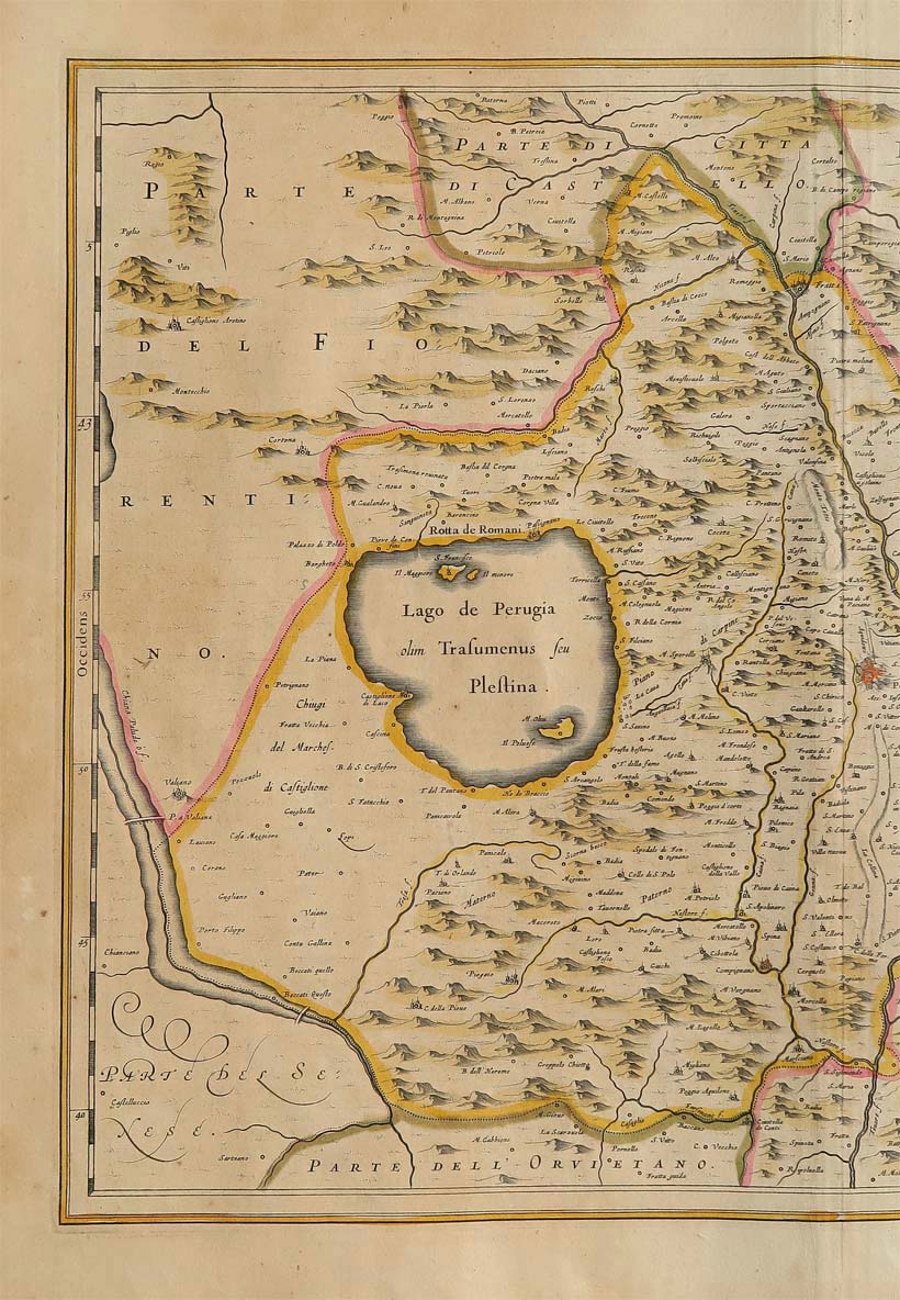 carta geografica territorio perugino
