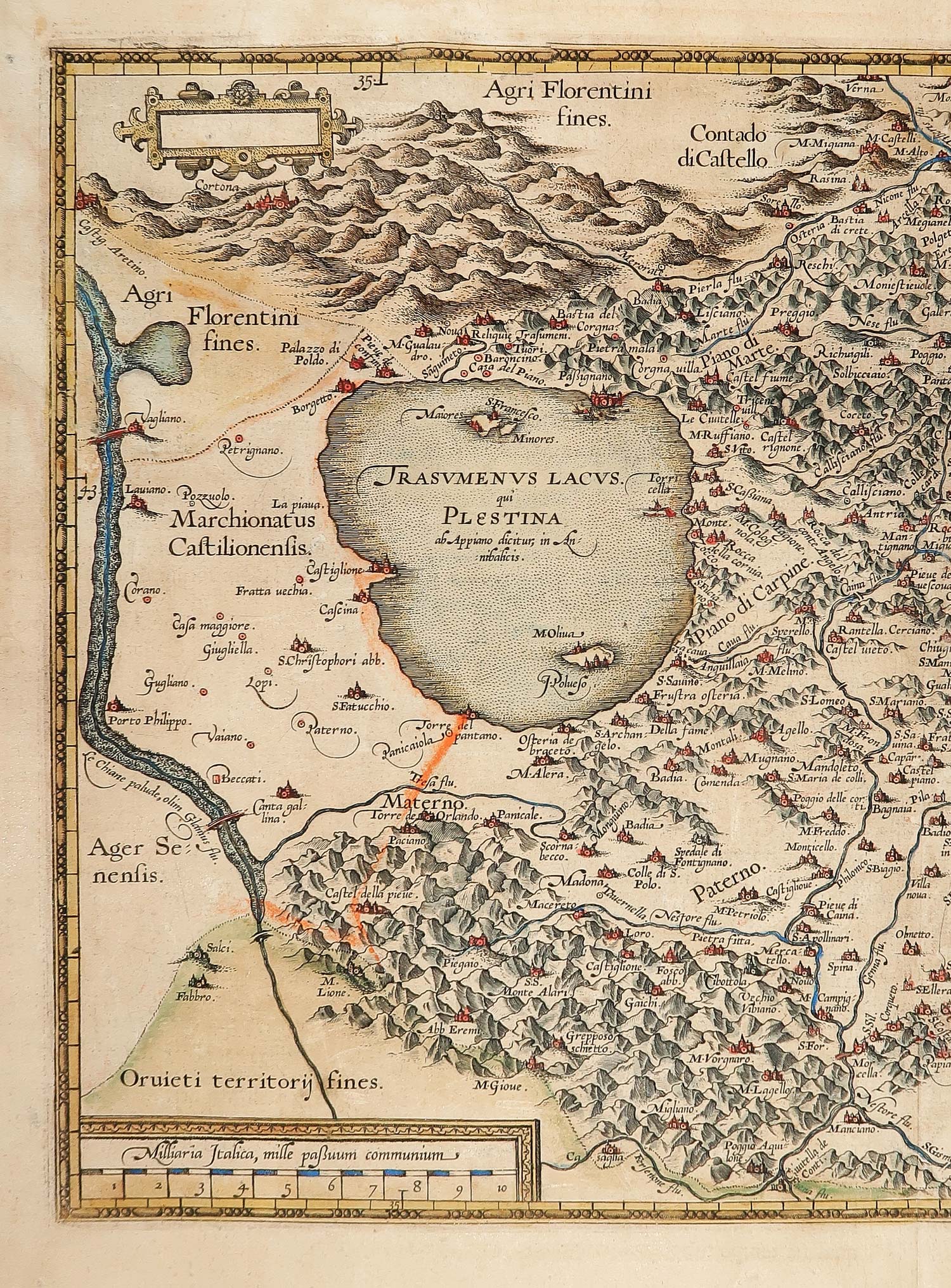 carta geografica antica perusini agri ortelio carta geografica perusini agri ortelio