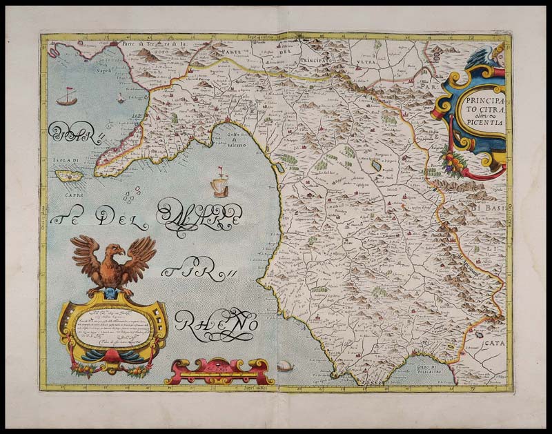 carta geografica principato citra magini