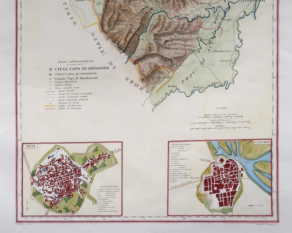 carta geografica asti casale