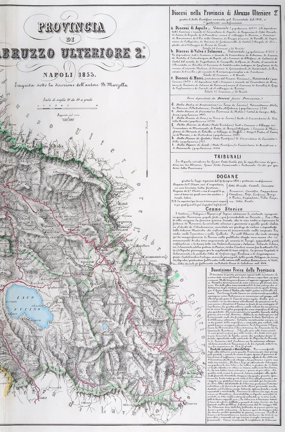carta geografica provincia abruzzo ulteriore marzolla carta geografica provincia abruzzo ulteriore