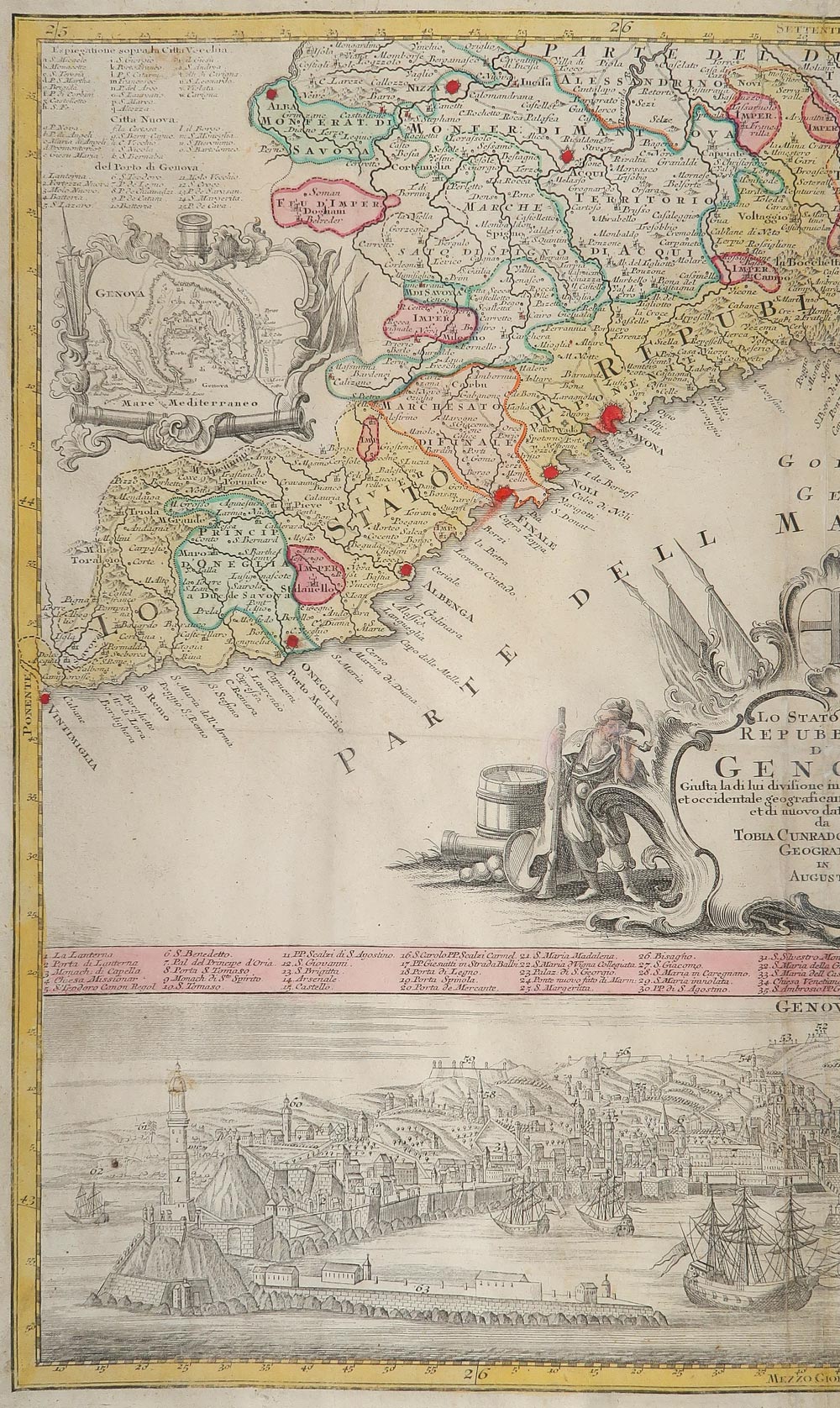 carta geografica repubblica genova lotter carta geografica repubblica genova