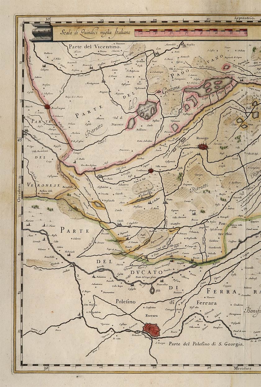 carta geografica rovigo blaeu carta geografica rovigo blaeu