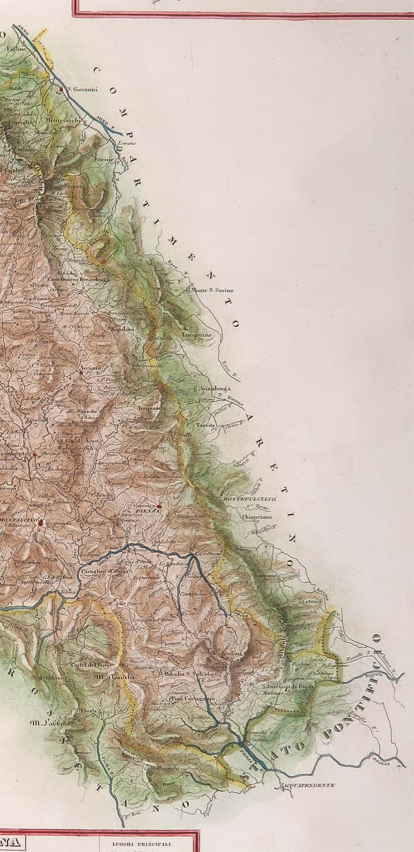carta geografica senese