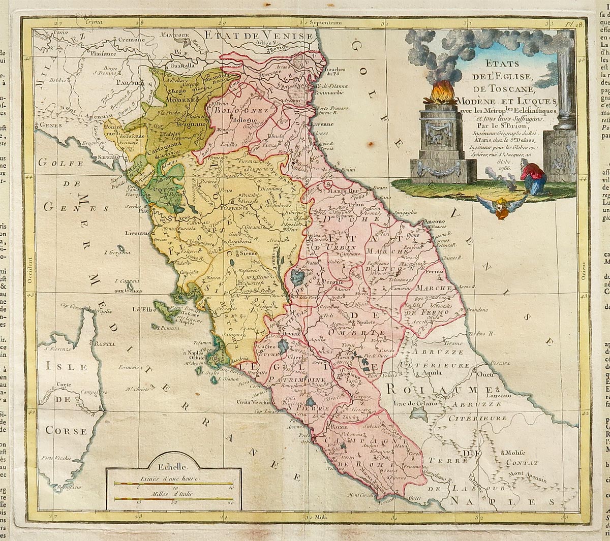 carta geografica italia centrale brion