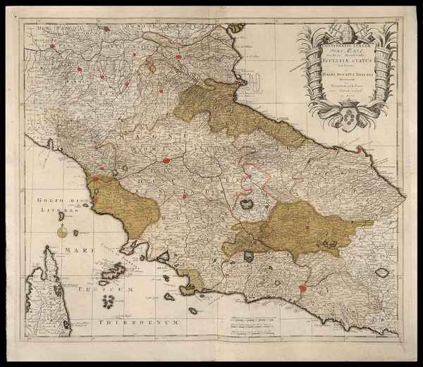 carta geografica antica stato chiesa schenk