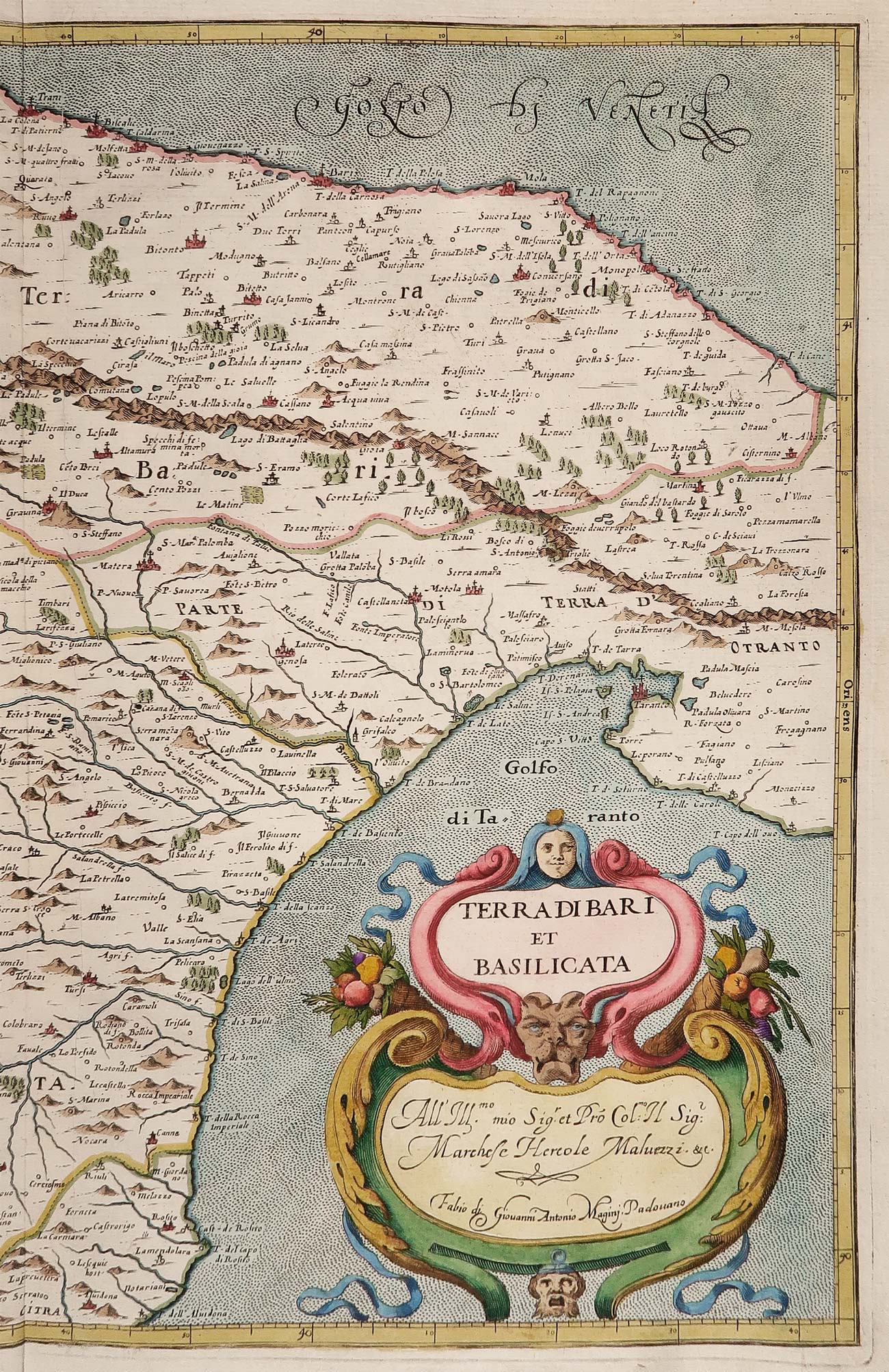 carta geografica terra bari basilicata