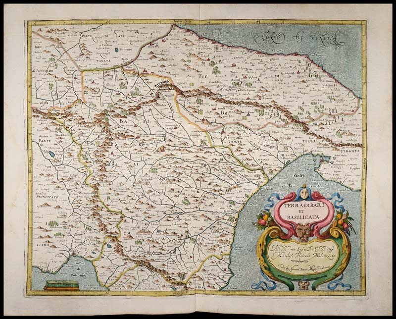 carta geografica terra bari basilicata magini