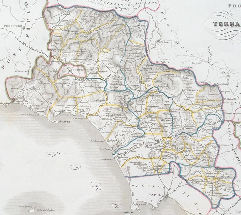 carta geografica antica provincia terra lavoro zuccagni carta geografica provincia terra lavoro zuccagni