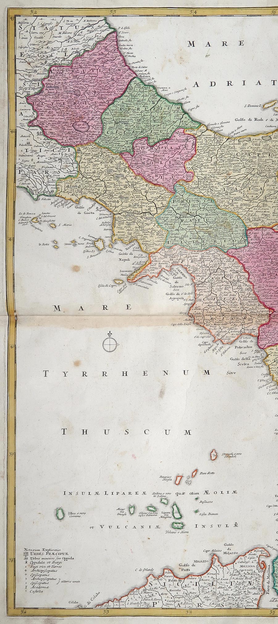 carta geografica totius regni neapolis homann carta geografica totius regni neapolis