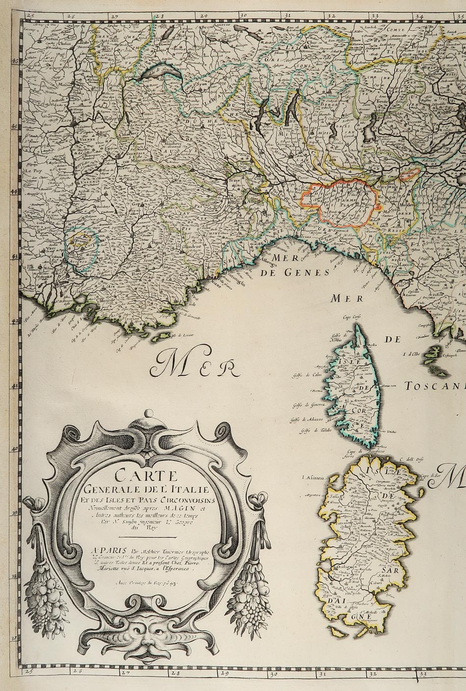 carte generale italie sanson carte generale italie sanson