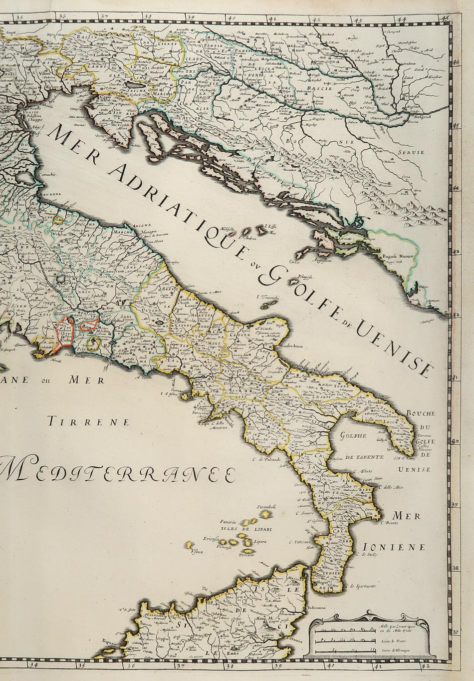carte generale italie sanson carte generale italie sanson