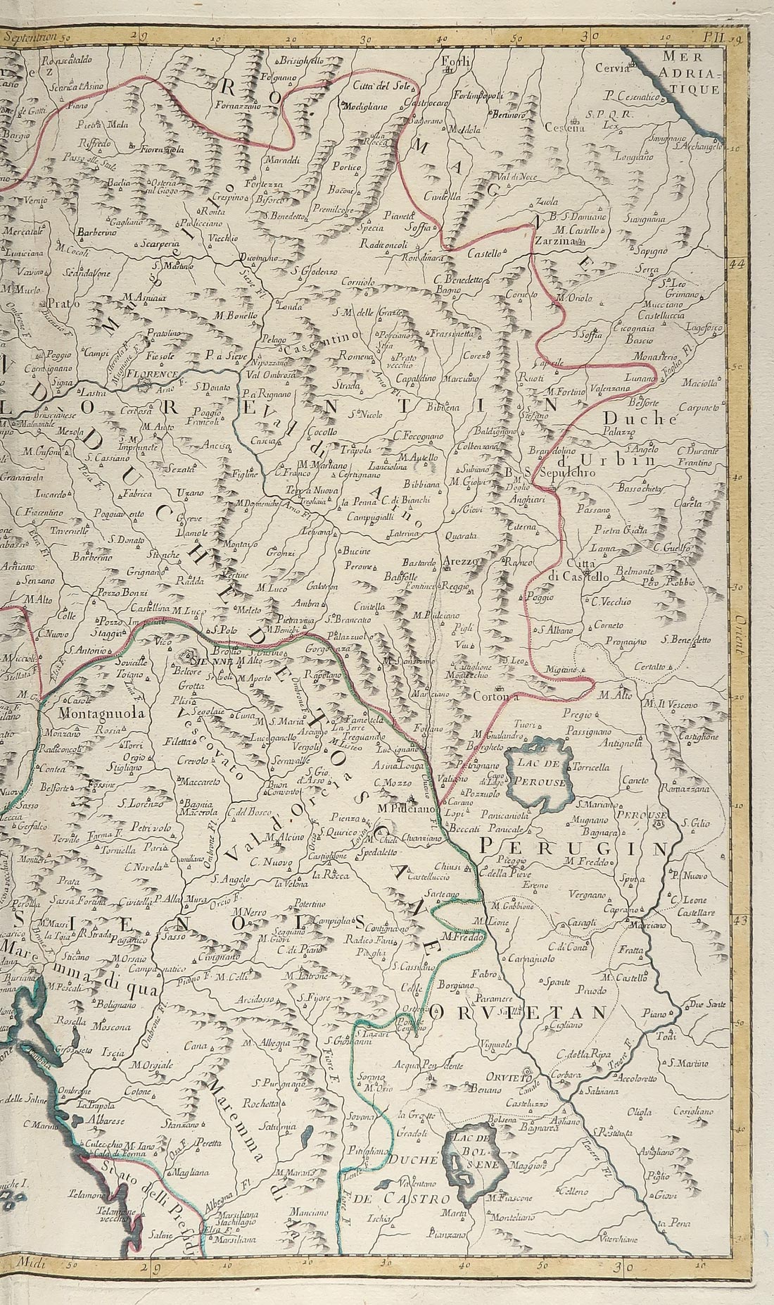 carte grand duché toscana santini remondini carte grand duché toscana santini