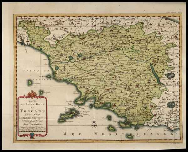 carte grand duche de toscane koning