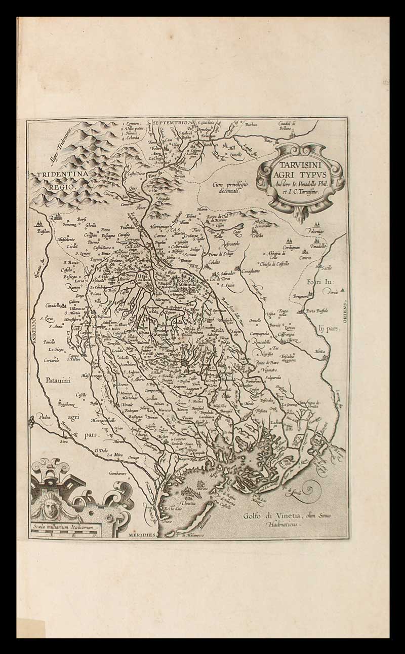 carta geografica antica trevigiano ortelio carta geografica trevigiano ortelio