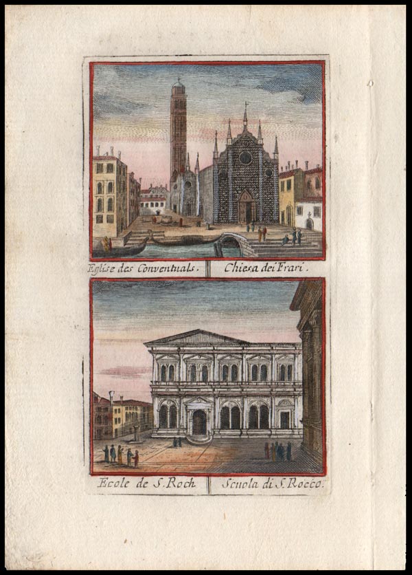 stampa antica chiesa frari venezia stampa chiesa frari venezia