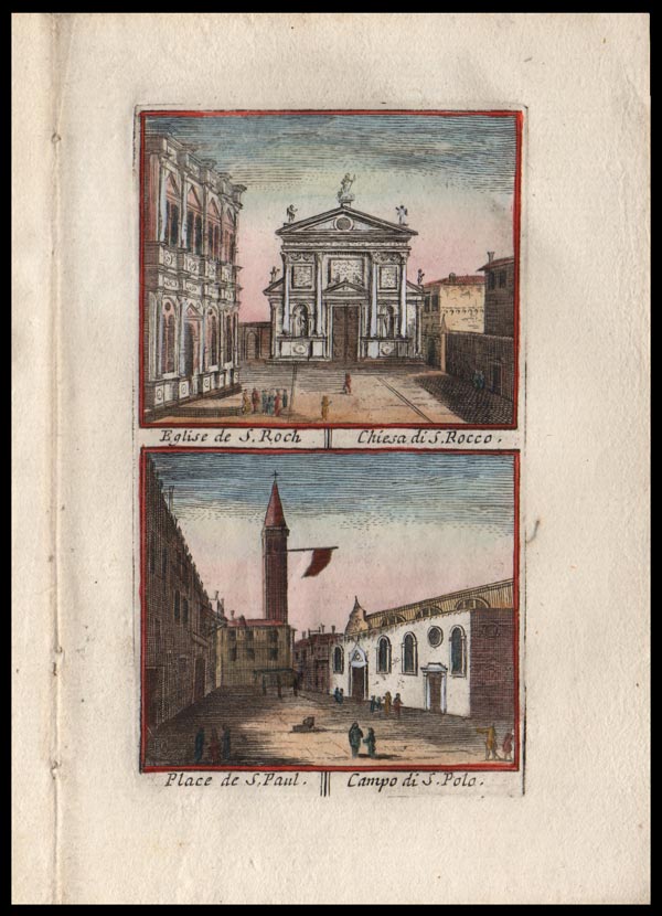 stampa antica san rocco venezia stampa san rocco venezia