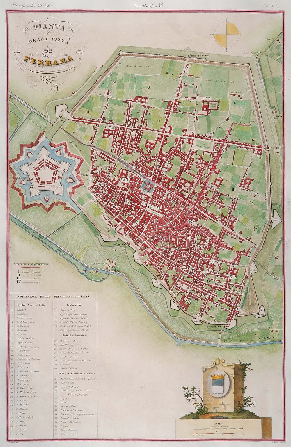 stampa antica ferrara zuccagni stampa antica ferrara zuccagni