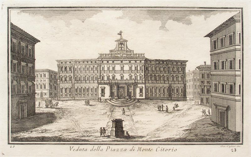 stampa antica piazza montecitorio cassini stampa piazza montecitorio cassini
