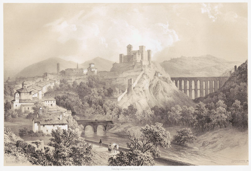 stampa antica spoleto billmark stampa spoleto billmark