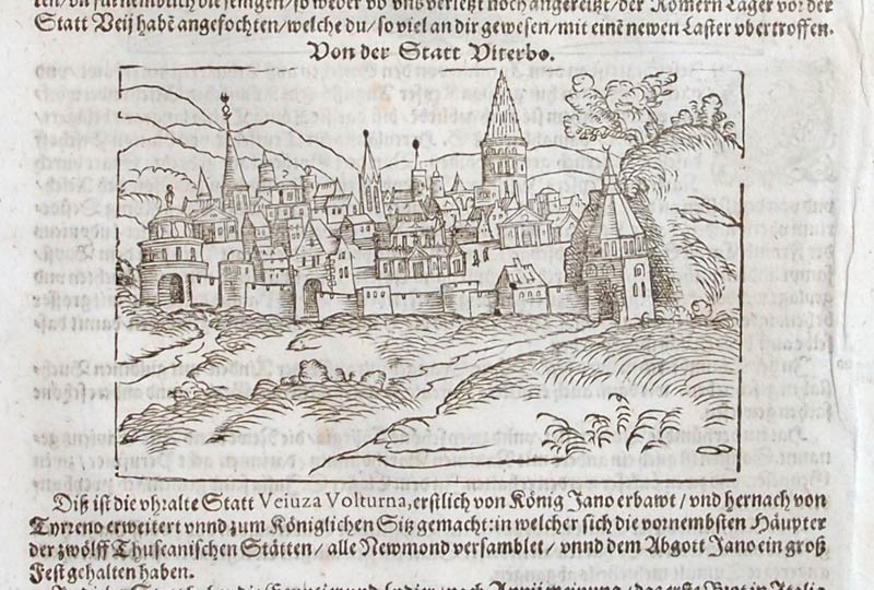 stampa antica viterbo cosmographia stampa viterbo cosmographia