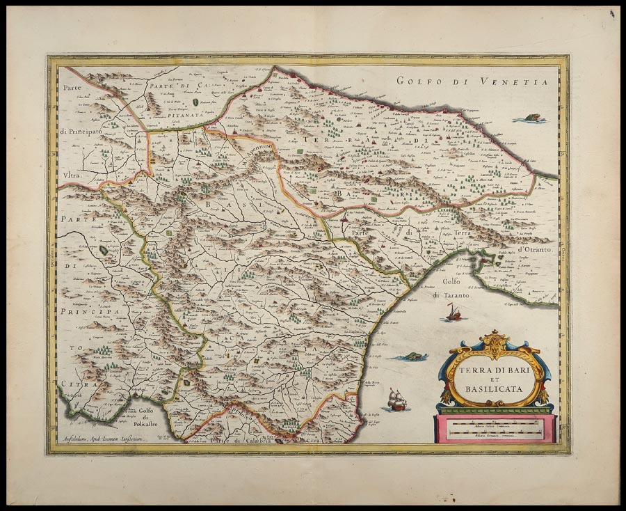 carta geografica puglia basilicata terra bari jansson