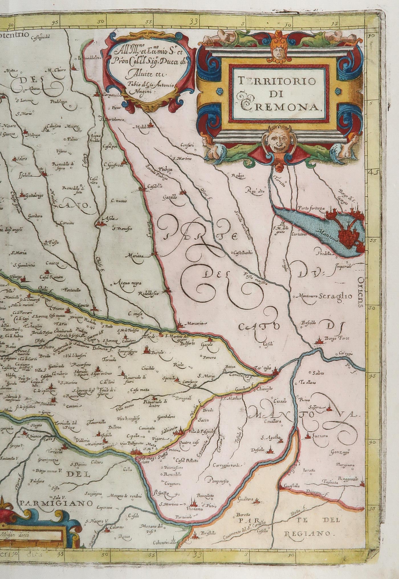 carta geografica territorio cremona magini