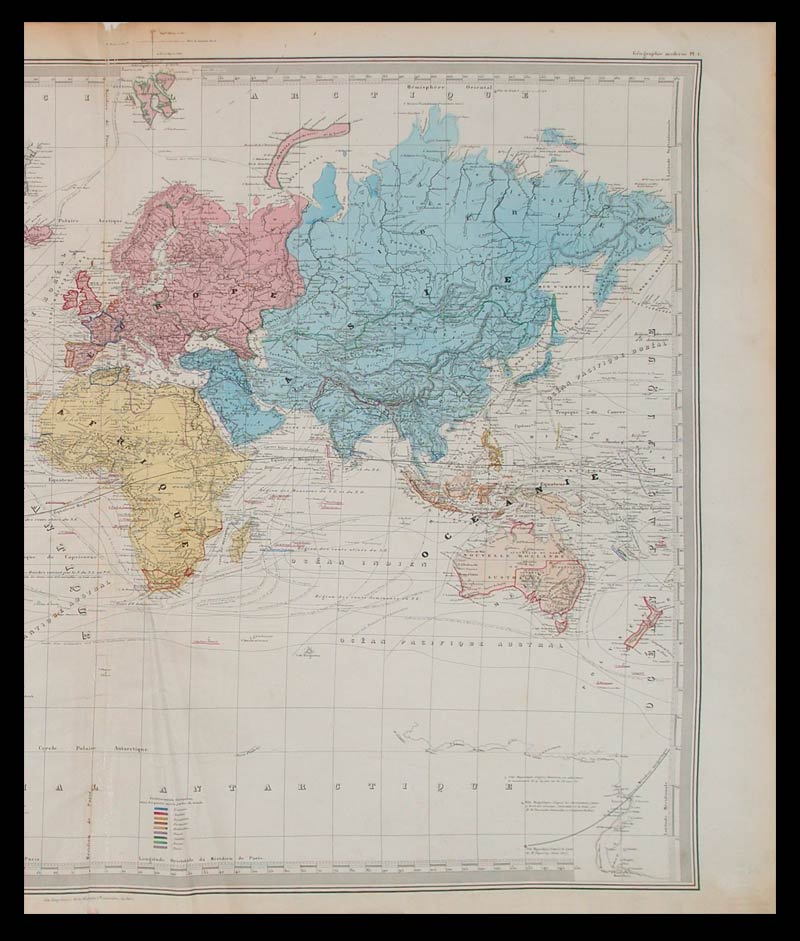 mappamondo fisico idrografico