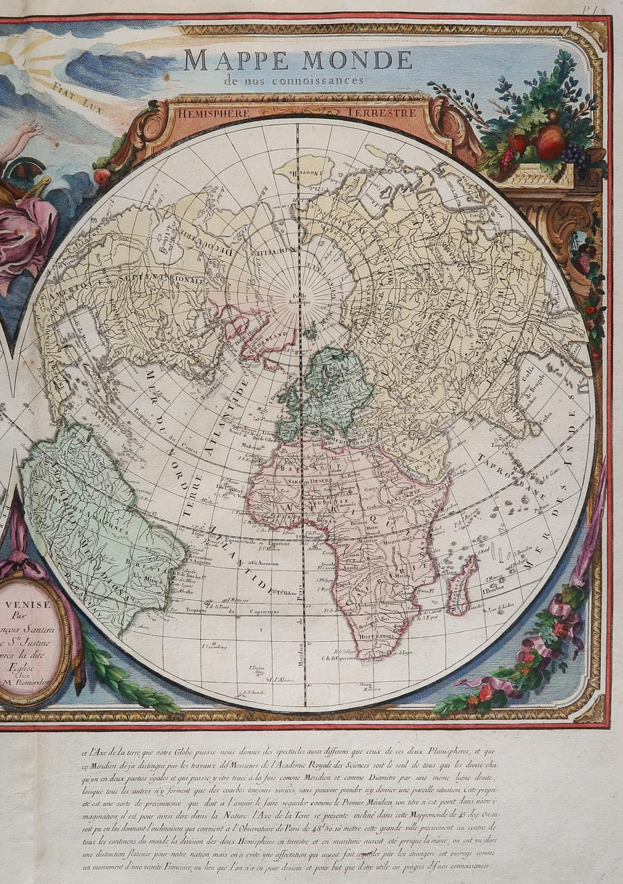 nouvelle mappe monde santini remondini nouvelle mappe monde santini
